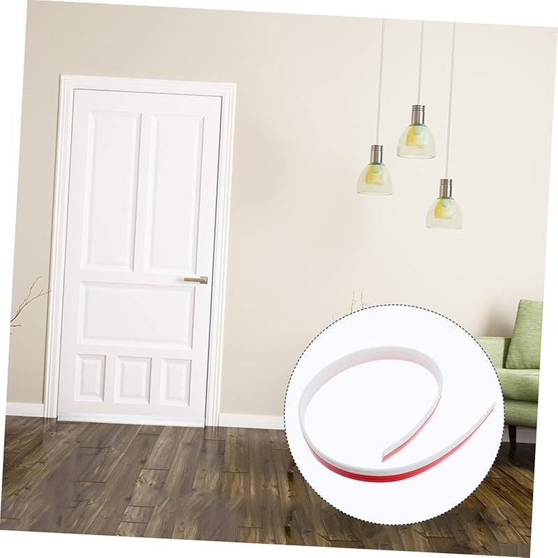 Black Door Sweep Strip Soundproof Weatherproof Draft Stopper for Windows and Doors - Image 2